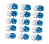 Abaodam 60pcs Cat Tinsel Pom Pom Balls Interactive Glitter for Kittens Durable Play Multi for Indoor Cats Prevent Scratching Behavior