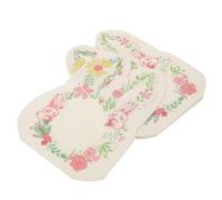 Abaodam 60pcs Easter Bunny Napkins Disposable Paper Cocktail Napkins with Soft and Absorbent Material Featuring Cute Rabbit Design for Easter Celebrations and Birthday Party Decoration