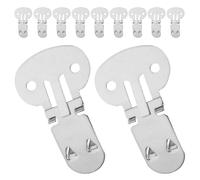 Abaodam 60pcs Large Stainless Steel Decorative Shoe Clips for Women’s Pumps Heels Flats, Hollow Flat Footwear Buckle Attachments for DIY Shoe Decoration