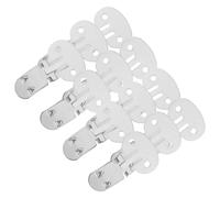 Abaodam 60pcs Stainless Steel Decorative Shoe Clips for Pumps and Flats, Hollow Flat Structure, Sturdy and Creative DIY Shoe Buckle Clips for Closet and Craft Use