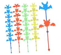 Abaodam 60pcs Sticky Halloween Bat for Stretchy Sensory Finger Tpr Material Vibrant Bat Shape Party Favors for Classroom Prizes and Themed Events
