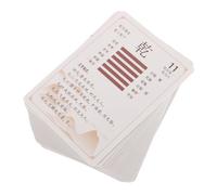 Abaodam 64pcs I Ching Complete Divination Card Easy to Use Spiritual Guidance Tool for and Wisdom Enhancement Beautifully Crafted Chinese Style Ornaments