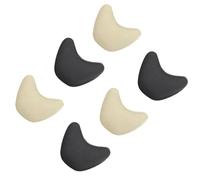 Abaodam 6pair Adjustable Forefoot Pad for High Heeled Shoes with Anti-Chafe Elastic Gel Inserts for Ball of Foot Relief Non-Slip Cushioning in Black and Beige