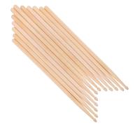 Abaodam 6Pairs Maple Wood Drumsticks Durable Percussion Sticks for Beginners Compatible with Various Drum Instruments for Practice Sessions and Enhanced Control