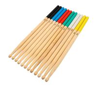 Abaodam 6pairs Slip Drumsticks of Wooden Drum Sticks Grip Tape Ahead Drumsticks for Gym Marching Bands Drummers