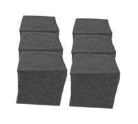 Abaodam 6pcs 20x20x20cm Square Low-frequency Sound Absorbing Panels Acoustic Foam for Soundproofing Walls Noise Reduction and Sound Dampening in Studio and Home