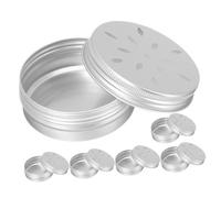Abaodam 6pcs 80ml Dog Scent Training Odor Boxes with Aluminum Screw Lid for Working Dogs Sniffing and Detection Training Portable Scent Holder and Service