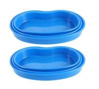 Abaodam 6pcs Abs Medical Cart Pill Sorter Trays Kidney-Shaped Medication Organizer for Clinics Hospitals and Home Use Compact Easy-Clean Platter for Efficient Tablet Dispensing