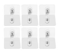 Abaodam 6pcs Adhesive Furniture Wall Anchors Anti Tip Straps for Proofing Wardrobe Cabinet Bookshelf Fixing Safety Kit