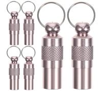 Abaodam 6pcs Anti Lost Pet Tag Dog Name Tag Lightweight Corrosion Resistant Premium Aluminum for Cats and Dogs Around Neck Identification