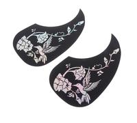 Abaodam 6pcs Anti-scratching Guitar Pickguard Stickers Self-adhesive Protector for Acoustic Guitars Hummingbird Patterns Easy to Use and Stylish Decor