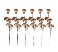 Abaodam 6pcs Artificial Foam Mushroom Figurines for Garden Ornament and Pot Decoration Long-lasting Decorative Effect No Watering Required for Space Decoration and Outdoor