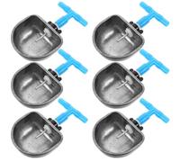 Abaodam 6Pcs Automatic Rabbit Water Dispenser Capacity Drinking Bowl Easy to Install Pet Water Feeder for Cage Accessories Suitable for Small Rabbit Breeding