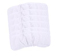 Abaodam 6pcs Bamboo Cotton Diaper Inserts Washable Reusable Diaper Liners for Nature Fiber Supplies Thick Bamboo Charcoal Nappy Liner