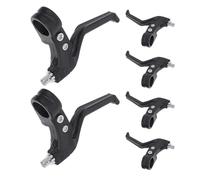 Abaodam 6pcs Bike Brake Handle Levers Set Aluminum Alloy Bicycle Brake Lever Replacement for S Bikes Easy Installation High Sensitivity Emergency Stop