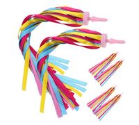 Abaodam 6pcs Bike Streamers for Boys and Plastic and Polyester Tassels Easy to Attach Decorative Ribbon Accessories for Bicycles and Scooters Bright Colors for Outdoor Play