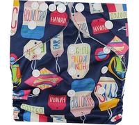 Abaodam 6pcs Born Nappies Washable Printed Diaper Pants Breathable for Newborns Pull up Nappies