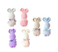 Abaodam 6pcs Bunny Bath Towels for Babies Multi-Function Cloth Washcloths No Hair Loss Soft Towels Adorable Design for Bathroom