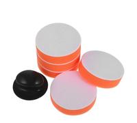 Abaodam 6pcs Car Waxing Polishing Pad Set with Handle, 4-inch Hand Polishing Sponge Buffing Pads for Automotive Wax Applicator, Manual Car Detailing Tool Kit for Wax and Polish