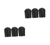 Abaodam 6pcs Cello Endpin Tip Rubber Stoppers Cello Endpin Caps for Musical Instrument Accessories Protect