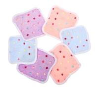 Abaodam 6Pcs Comfortable Hamster Pads Warm Guinea Pig Mats Cozy Coral Fleece Cage Liners Adorable Pet Bed for Hamsters Guinea Pigs for Keeping Floors Clean