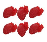 Abaodam 6pcs Creepy Fake Heart Organs for Halloween Party Props Realistic Simulation Body Parts for Scary Decorations and Photo Essential Accessories for Indoor Celebrations