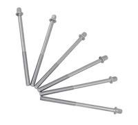Abaodam 6pcs Drum Tension Rods Drum Screws Snare Tension Lug Screws for Hardware Repair Kit