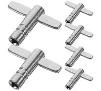 Abaodam 6pcs Drum Tuning Keys Set Stainless Steel Drum Set Adjustment Wrench Practical and Easy to Operate for Drummers and Percussionists