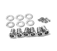 Abaodam 6pcs Electric Guitar Tuning Pegs Set Lr Sealed Machine Heads with Strong Body Easy Installation Guitar Keys for Left and Right-handed Instruments