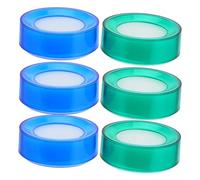 Abaodam 6pcs Fingertip Moistener Finger Wet Sponge Sponge Cup Odorless Work Efficiency Non-Slip Tool for Cashiers and Tellers Random Color