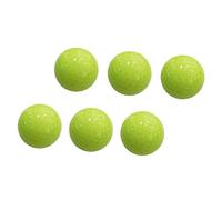 Abaodam 6pcs Fluorescent Glow Dark Golf Balls for Night Use Lightweight Synthetic Outdoor Practice Balls for Twilight and Early Morning Golf Training