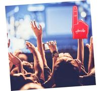 Abaodam 6pcs Foam Cheerleading Hands Sports Accessories Comfortable Finger Props for Cheer Squad Party Sporting Events Red Yellow Blue