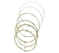 Abaodam 6pcs Folk Guitar Strings Acoustic Guitar Strings for Practice and Performance