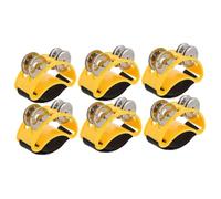 Abaodam 6pcs Foot Tambourines Vibrant Colors Easy Step Design for Percussion Performance Foot Bells for Musicians for Bands and Music Lessons
