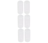 Abaodam 6pcs Glass Guitar Slide Bottleneck for Acoustic Guitar for Blues Playing