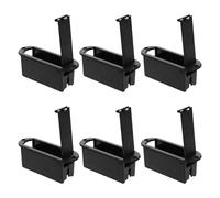 Abaodam 6pcs Guitar Battery Case Holder Cover for Active Pickup Acoustic Guitar Parts Accessories Musical Instrument Accessories Pickup Battery Box Case