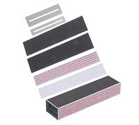 Abaodam 6pcs Guitar Fret File Set Sandpaper Tool for Leveling and Grinding Fingerboards Ergonomic Design for Bass and Ukulele Compact and Portable Guitar Maintenance Kit