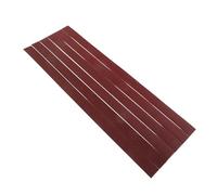 Abaodam 6pcs Guitar Sandpaper Set 100 and 240 Grit Polishing Sandpaper, Red Adhesive Backing, Fret Leveling and Grinding Tools for Guitar and Bass Luthier Maintenance Kit