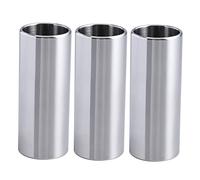 Abaodam 6pcs Guitar Slide Medium Bottleneck for Guitar Bass Glass and Stainless Steel Slide Playing