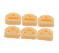 Abaodam 6pcs Guitar String Fasteners Nylon String Locks Plastic Bridge Beads for Acoustic Classical Guitar Ukulele Ties