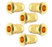 Abaodam 6pcs Guitar String Ferrules Mounting Buckles for Electric Guitar Through Body String Caps Supplies