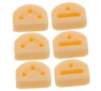 Abaodam 6pcs Guitar String Ties Bridgebeads Classical Guitar String Locks Beads for Acoustic Nylon Ukulele Use