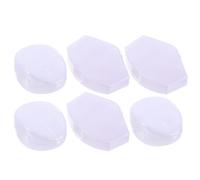 Abaodam 6pcs Guitar Tuning Peg Buttons Replacement Acoustic Guitar String Pegs Iridescent Small round Head and Iridescent Square Head for Tuning Machine
