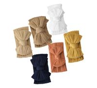 Abaodam 6pcs Headband for Girl Bow Headband Newborn Hair Ties for Boys and Girls Soft Comfortable Bow Hair Bands for Photography