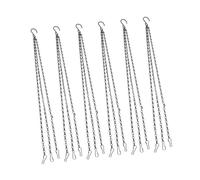 Abaodam 6pcs Heavy Duty Metal Plant Hanger Chains Hanging Chains for Flowerpots Baskets Garden Decor Versatile Setup for Use