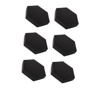 Abaodam 6pcs Hexagonal Soundproof Cotton Acoustic Panel Tiles for Sound Insulation Cotton Treatment Panel in Studio