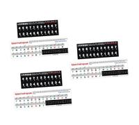 Abaodam 6pcs Melodica Stickers for Keys Melodica Keyboard Sticker Beginner Music Instrument Supplies Keyboard Notes Strip Self-adhesive