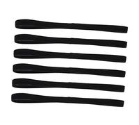 Abaodam 6Pcs Men Sports Headband Elastic Skid Basketball Sweatband for Gym Running and Fitness Activities Moisture Wicking and Comfortable Design Black