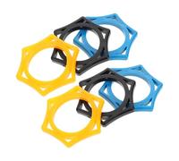 Abaodam 6pcs Microphone Roll Rings Rubber Shock Mount Slip Holder for Live Streaming Recording Outdoor Interviews with Soft Touch Durable Grip