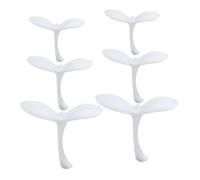 Abaodam 6Pcs Miniature Sprout Resin Fillers Kit Epoxy Art Supplies for DIY Crafts Creative Modeling for Jewelry Making and Miniature Plant Scenes